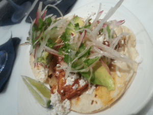 Chalkboard Chicken Tinga Taco