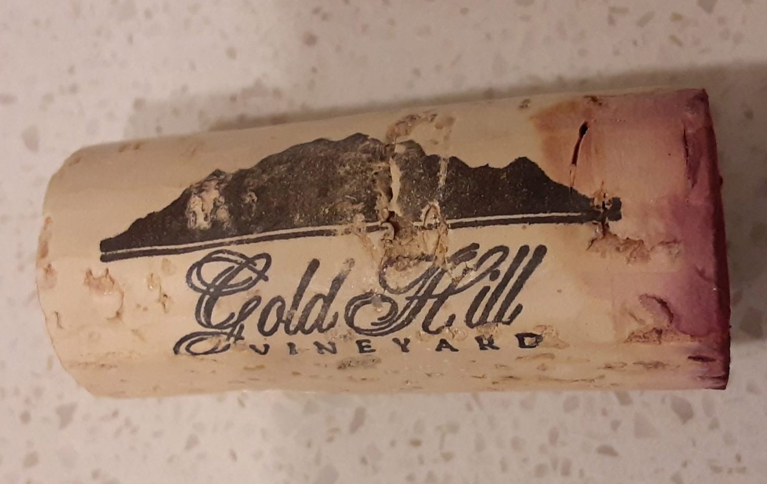Gold Hill Vineyards Petite Sirah cork