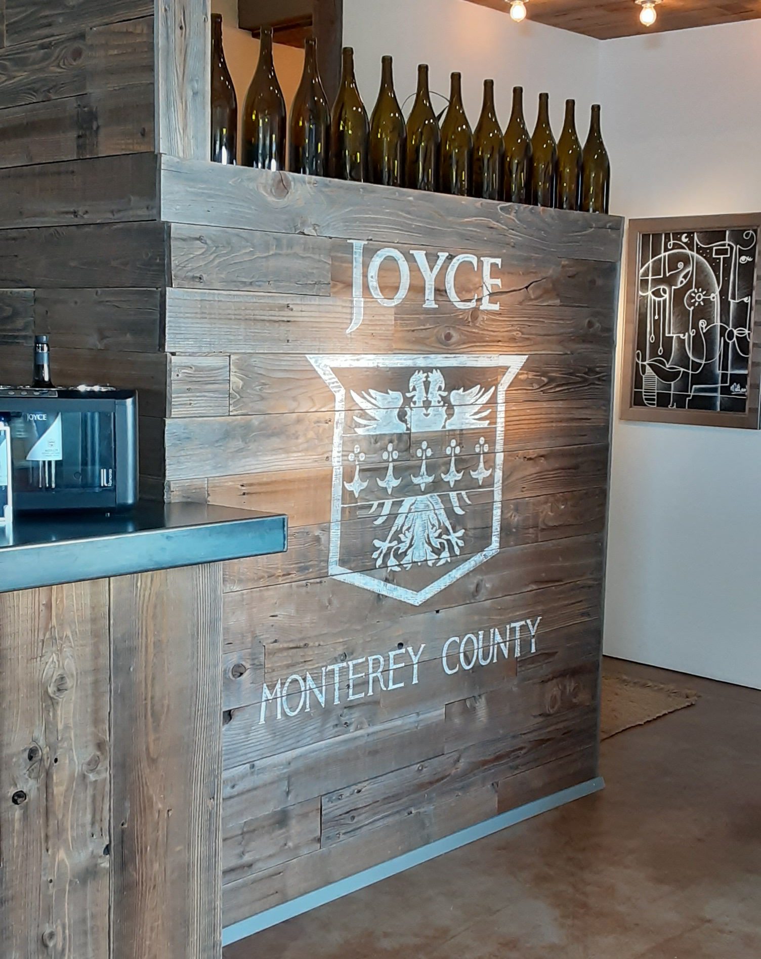 Joyce Wine Company counter