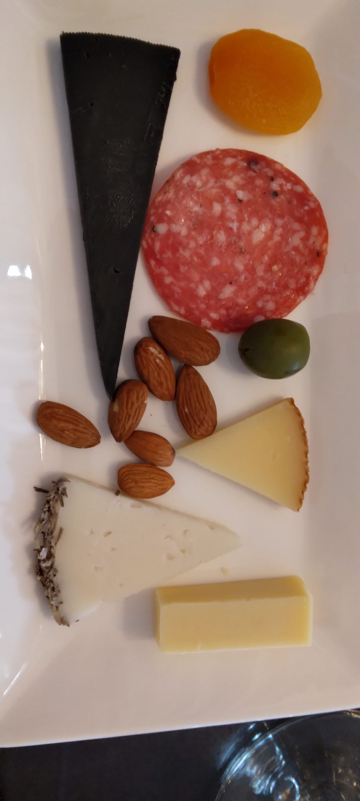 Copia Vineyard cheese platter