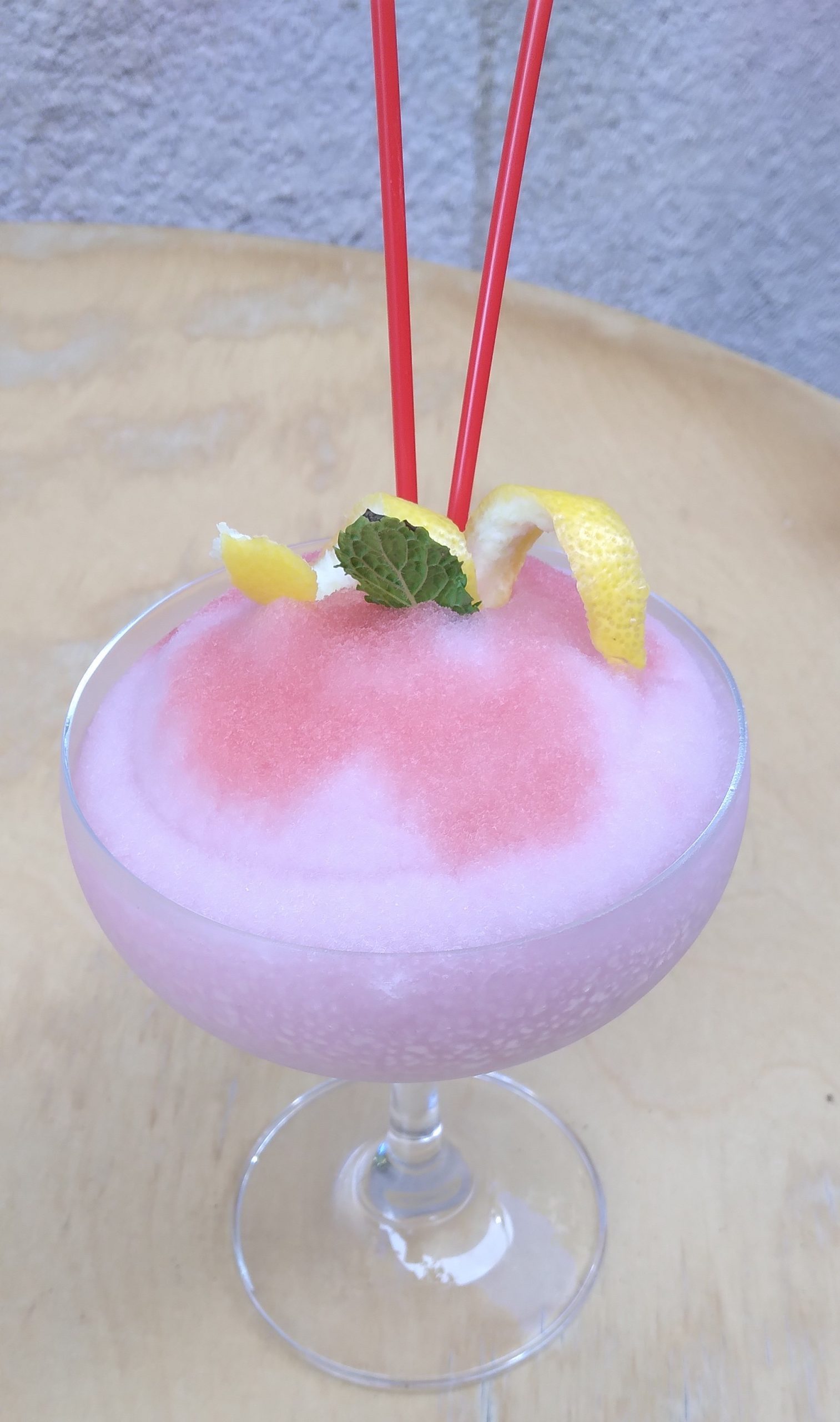 Frozen pink lady from The Wine Smith