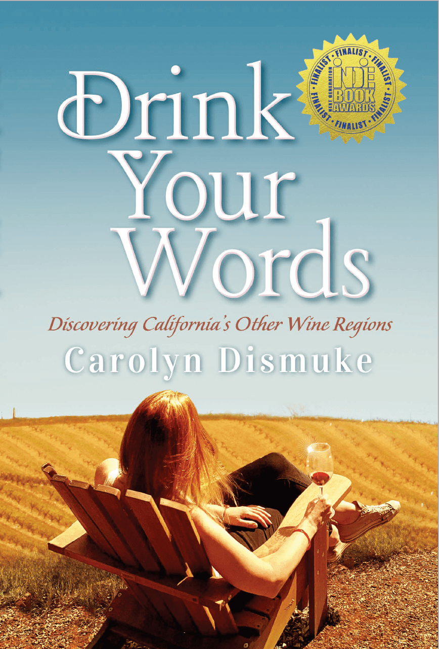 Drink Your Words book cover with Indie Award Medal